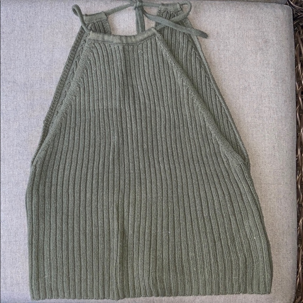 Sweater tank top